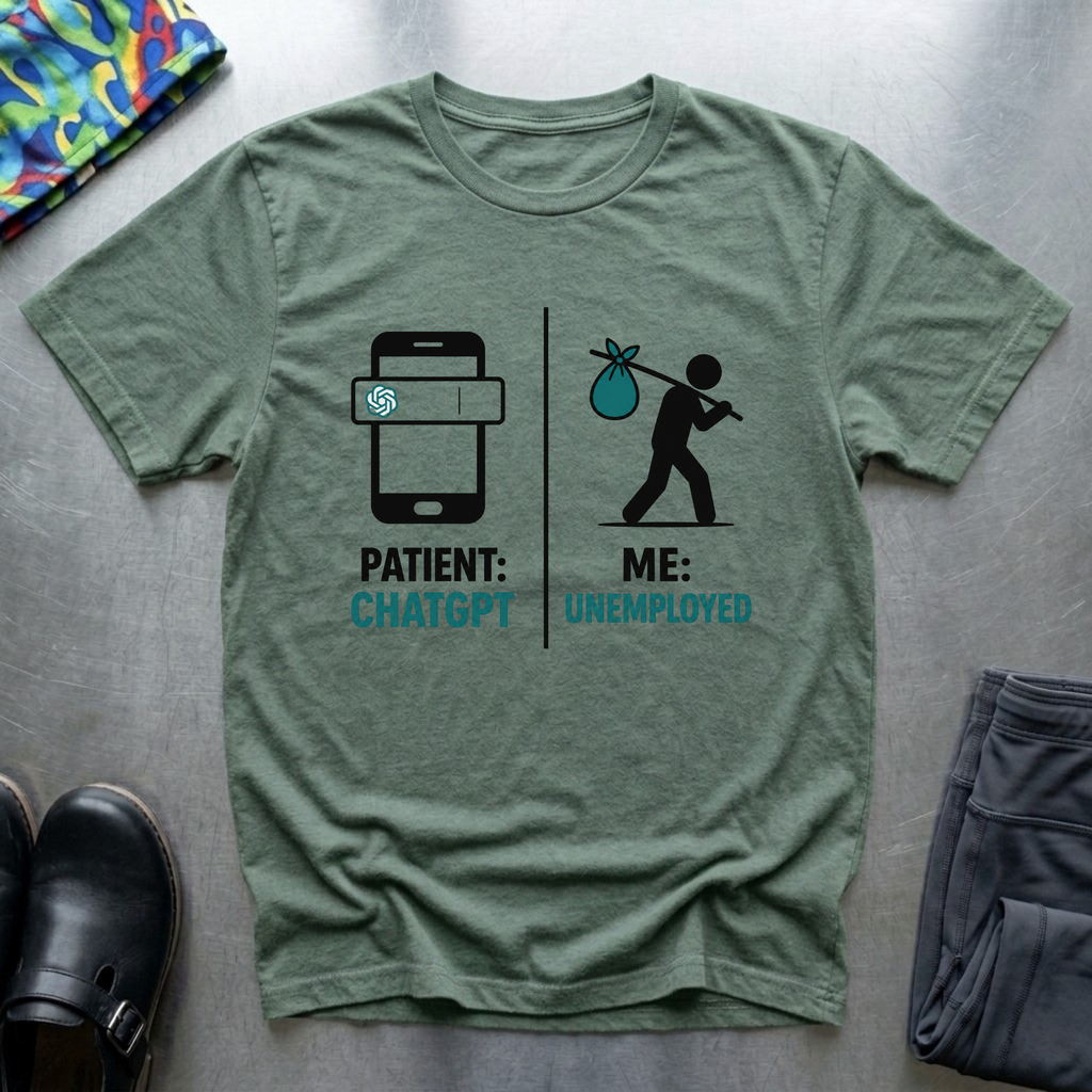 Patient: ChatGPT, Me: Unemployed T-Shirt