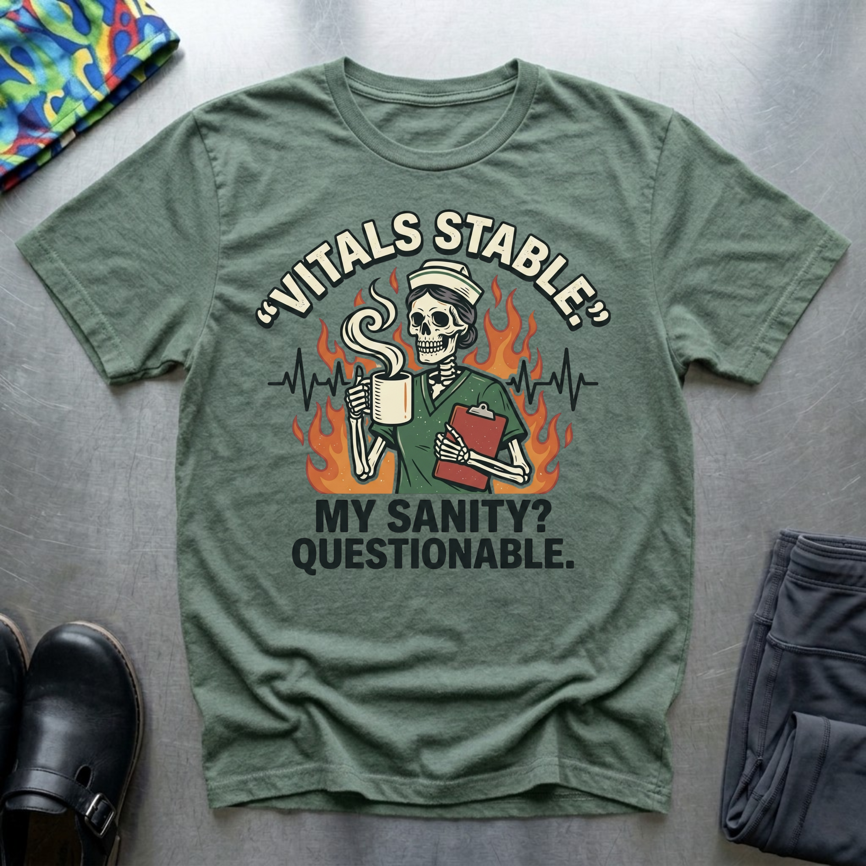 Vitals stable, my sanity? Questionable T-Shirt