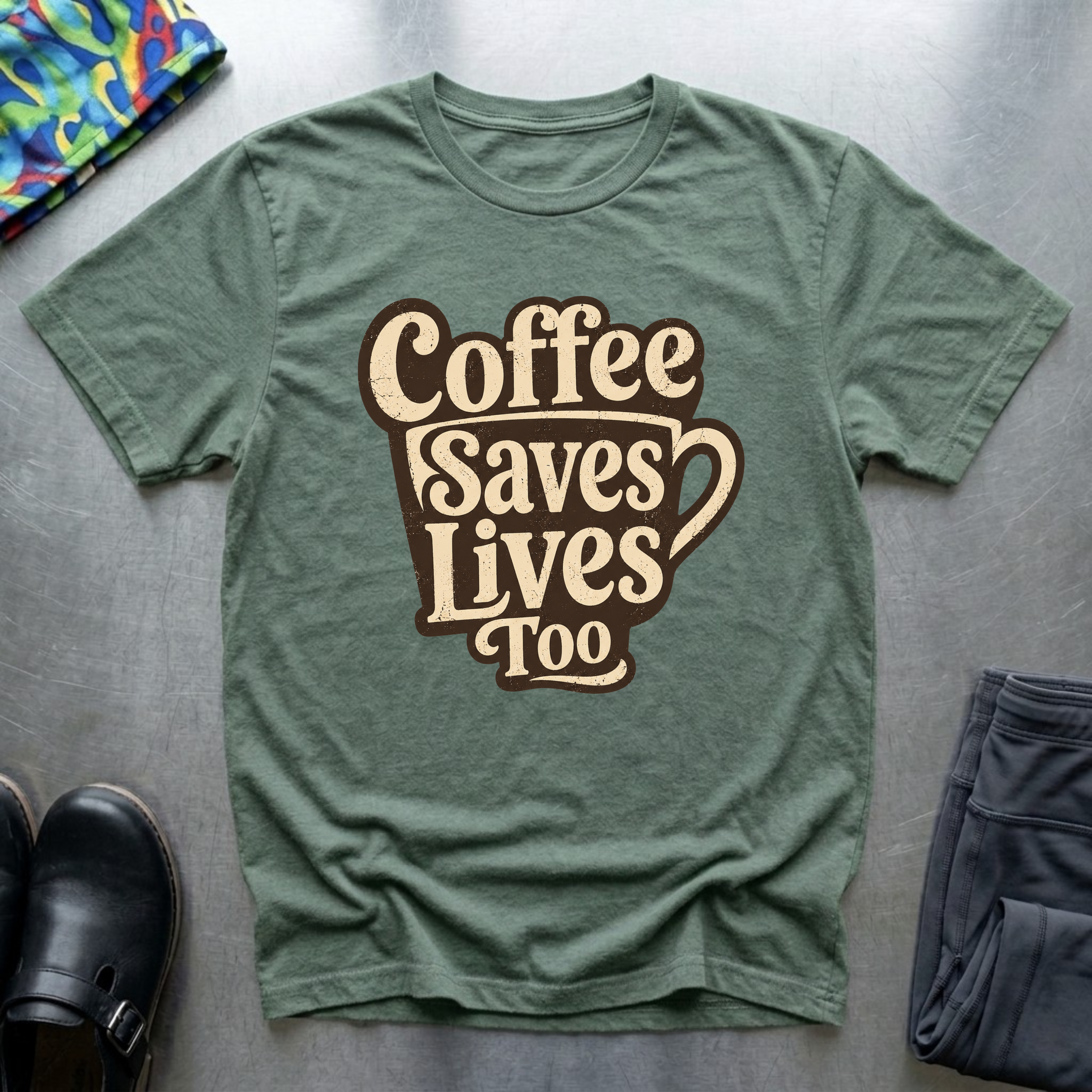 Coffee Saves Lives Too T-Shirt