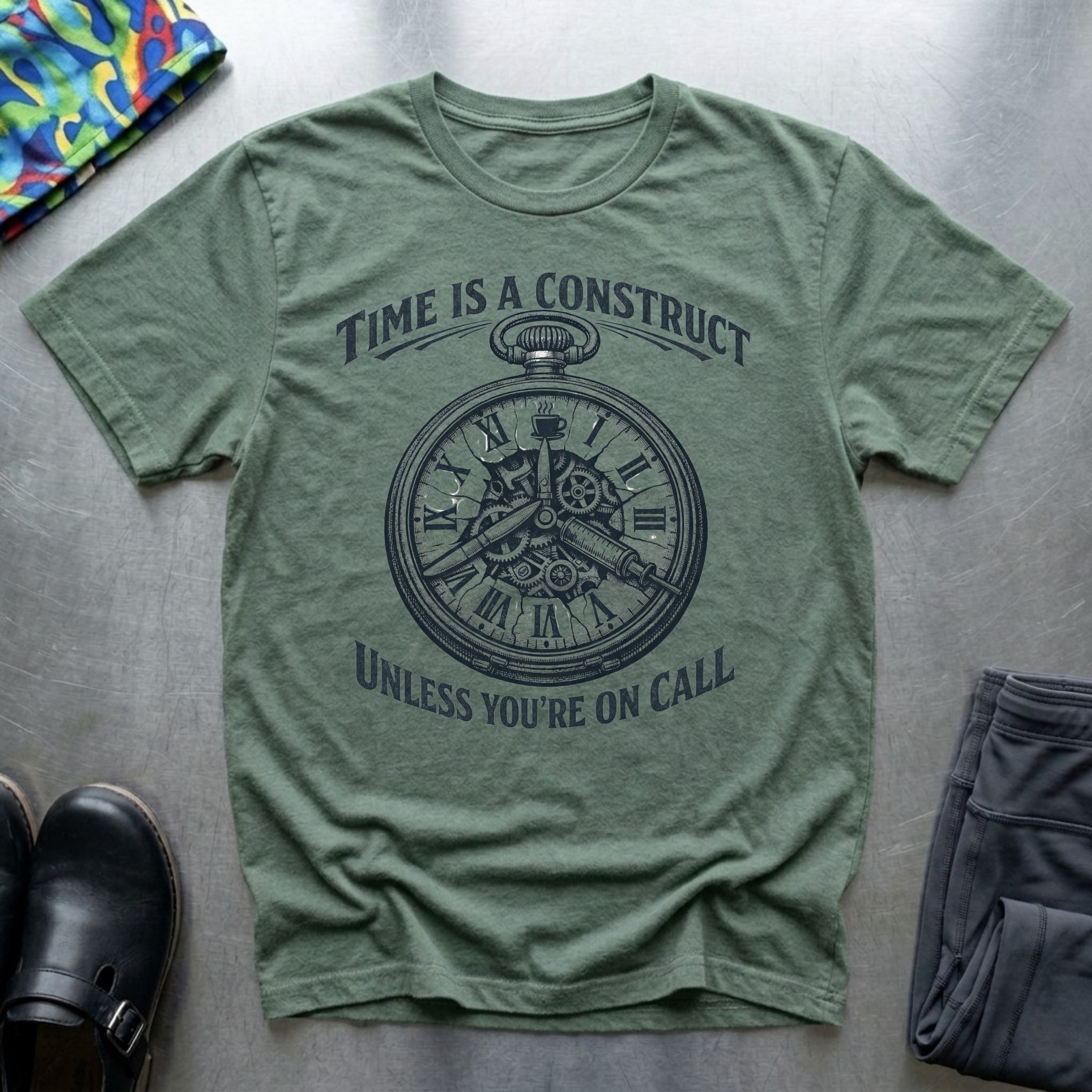 Time is a construct, unless you’re on call T-Shirt