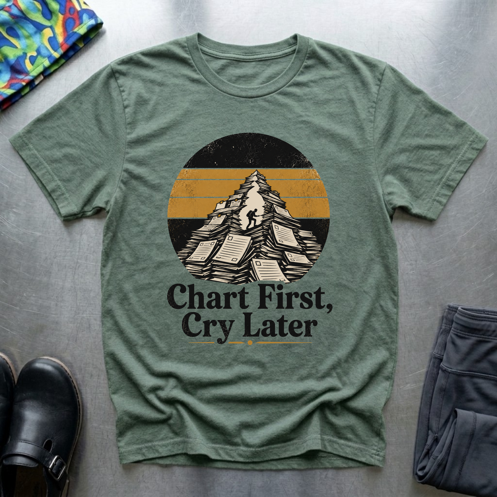 Chart First, Cry Later T-Shirt