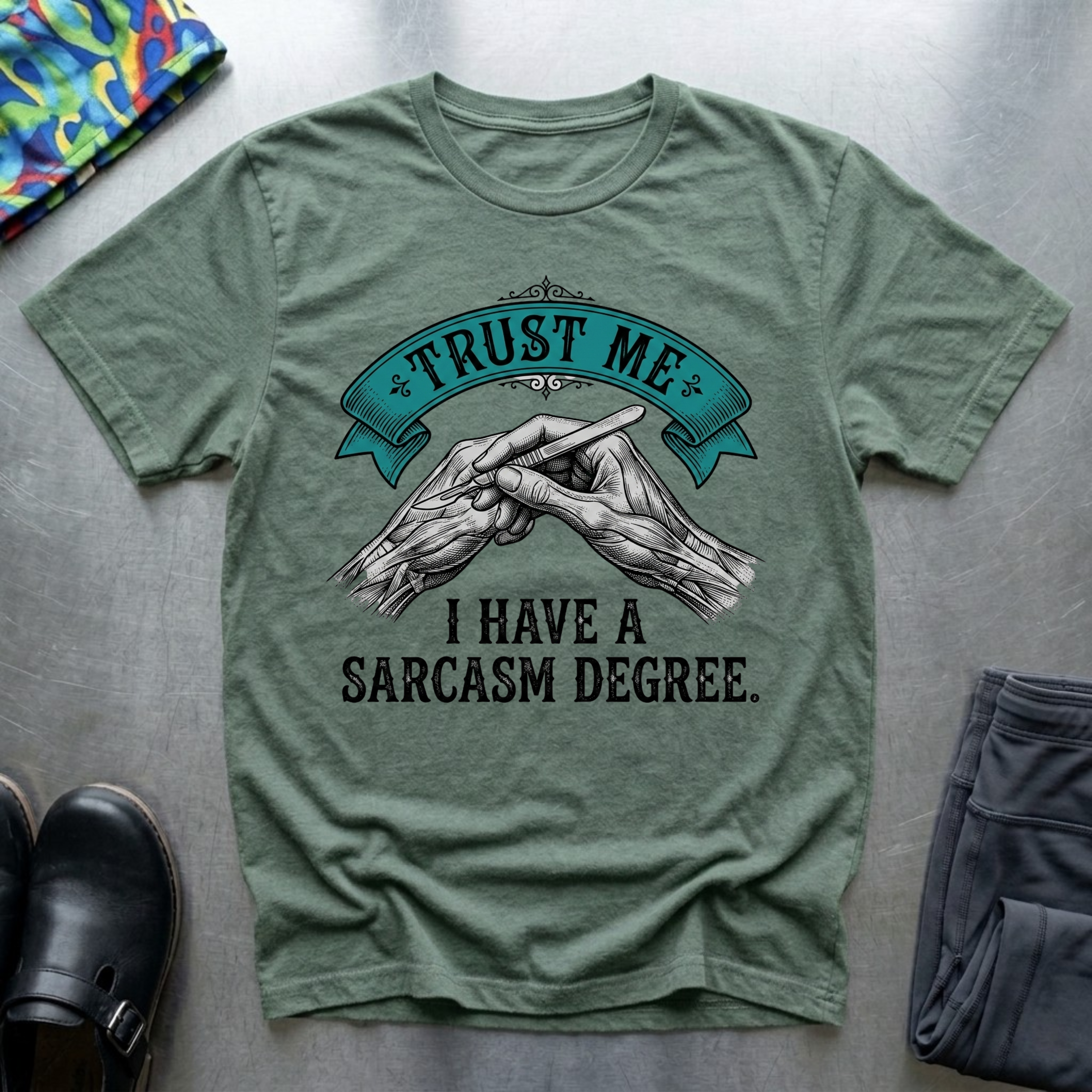 Trust me I have a sarcasm degree T-Shirt
