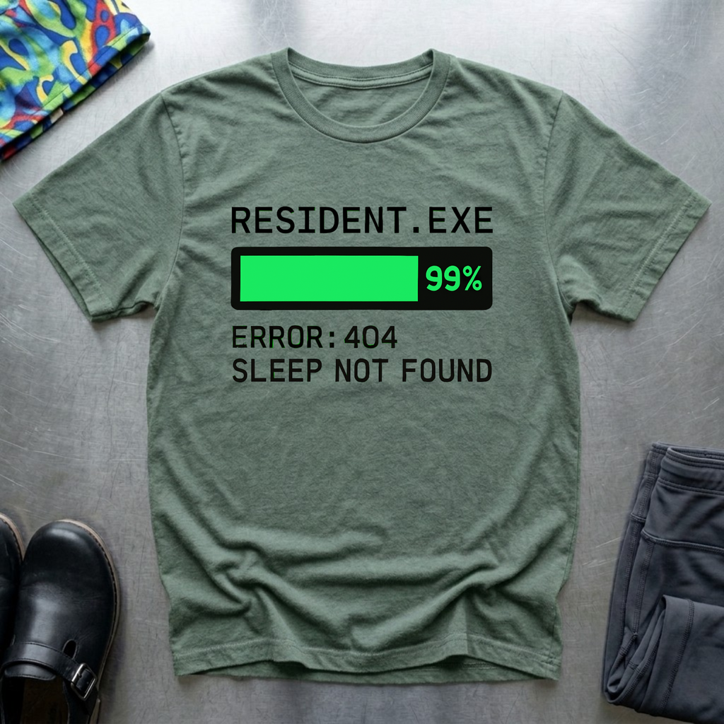 Resident.exe error, sleep not found T-Shirt