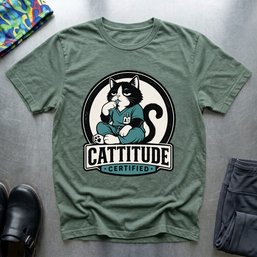 Cattitude Certified T-Shirt