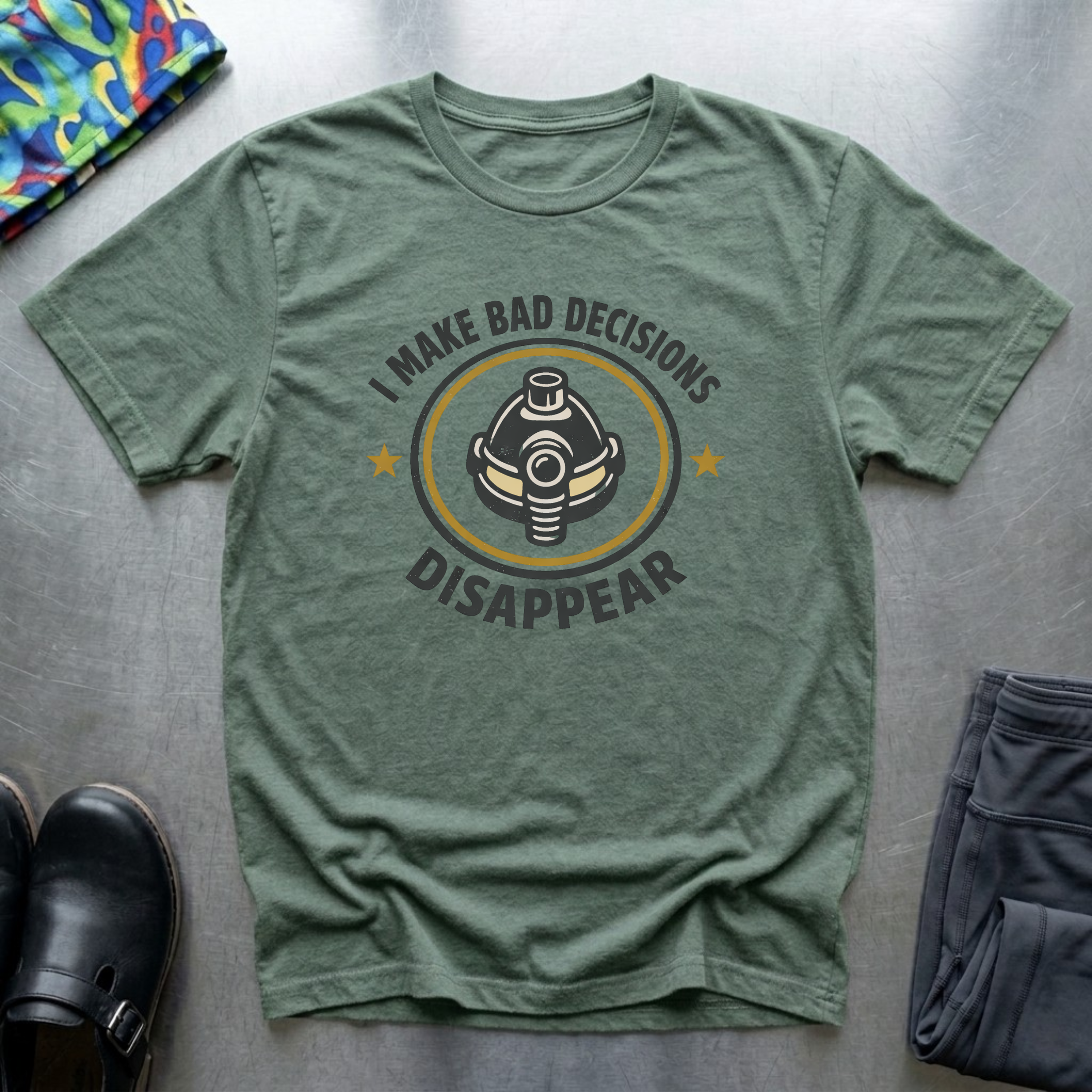I Make Bad Decisions Disappear T-Shirt