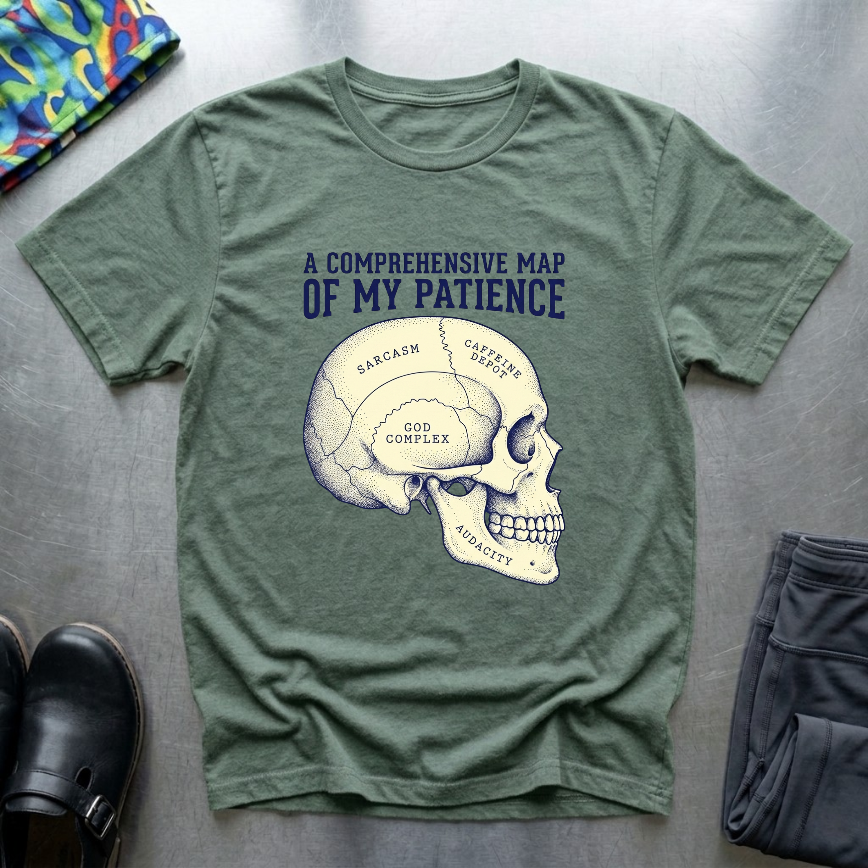 A comprehensive map of my patience T-Shirt