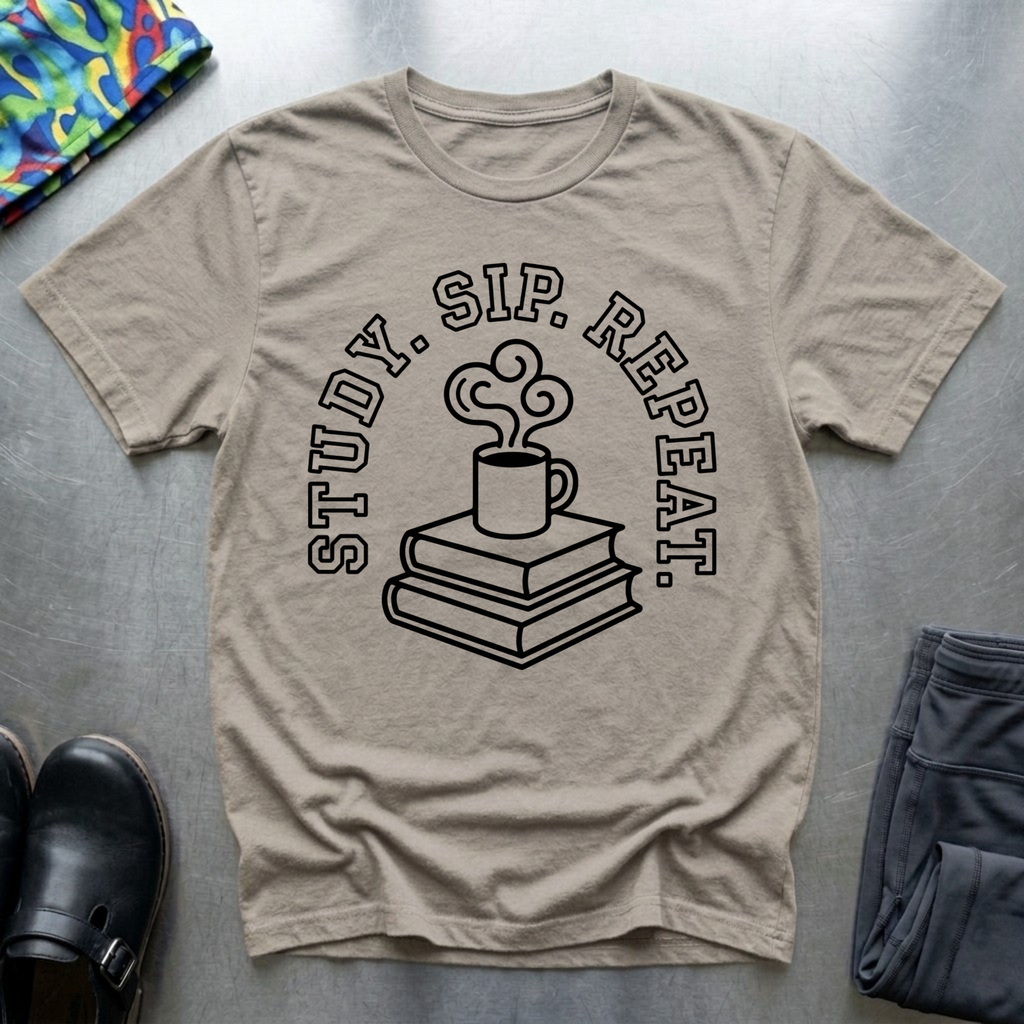 Study.Sip.Repeat T-Shirt