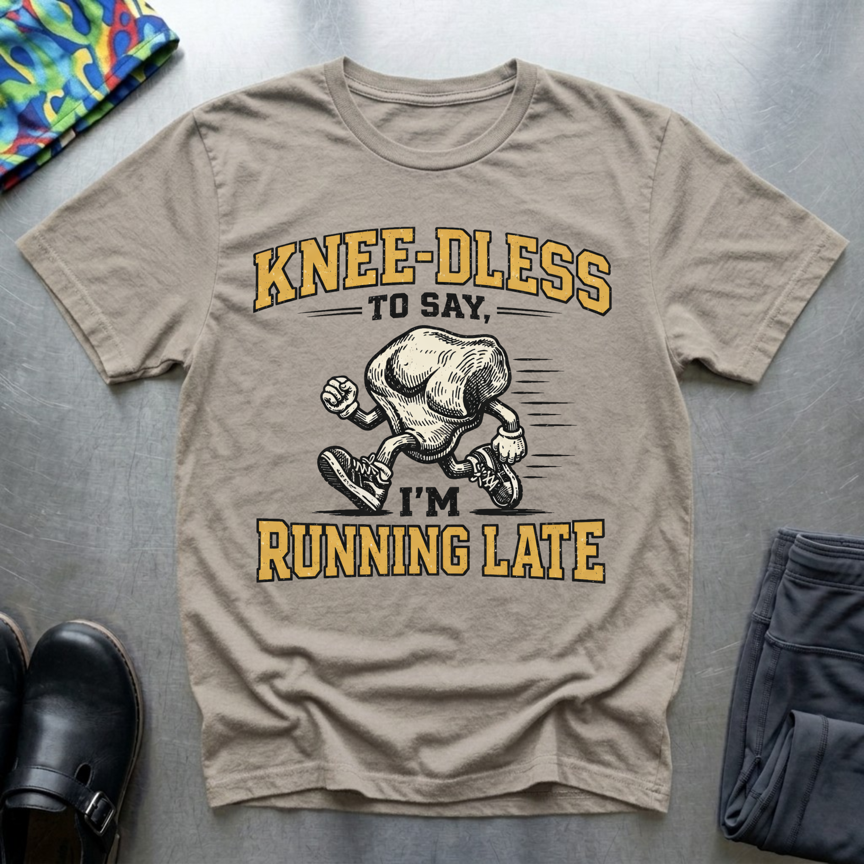 Knee-dless To Say, I’m Running Late T-Shirt