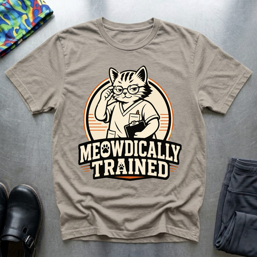 Meowdically Trained I T-Shirt