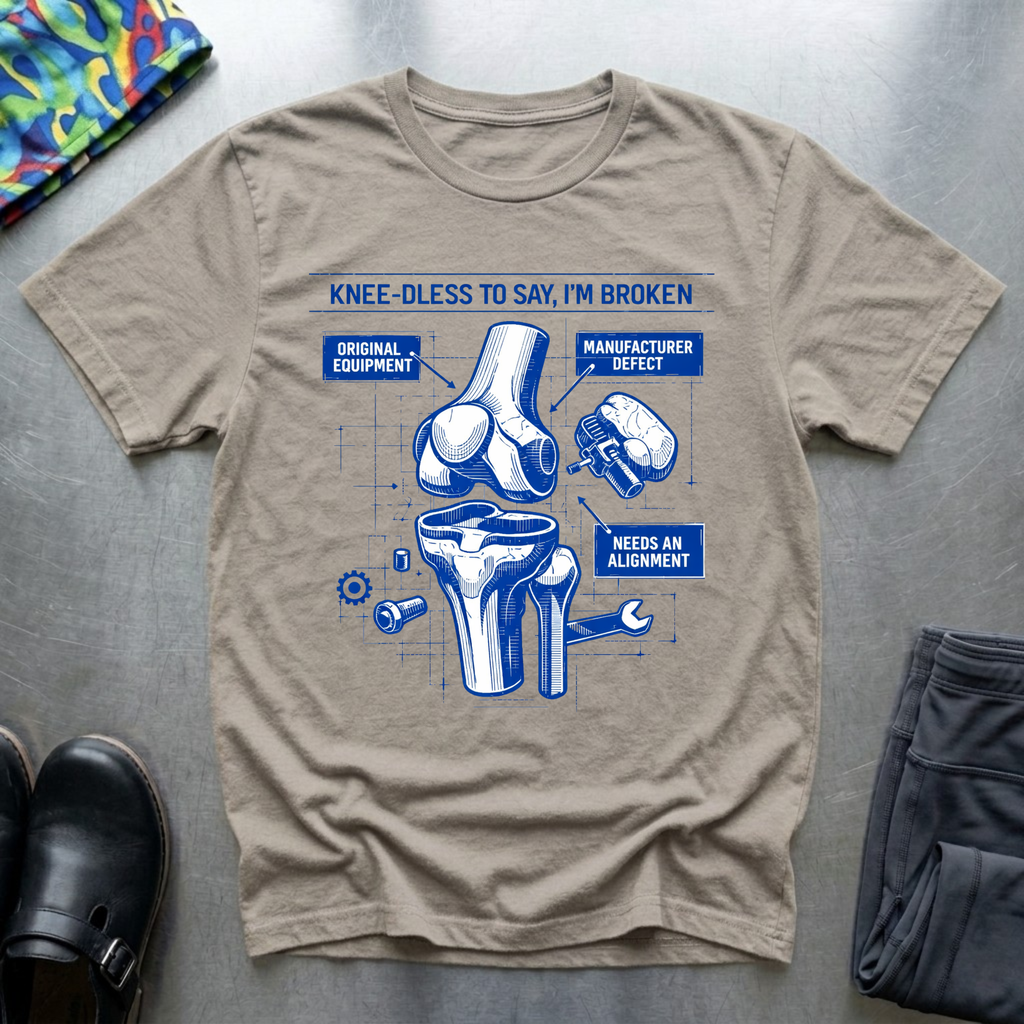 Knee-dless To Say, I’m Broken T-Shirt