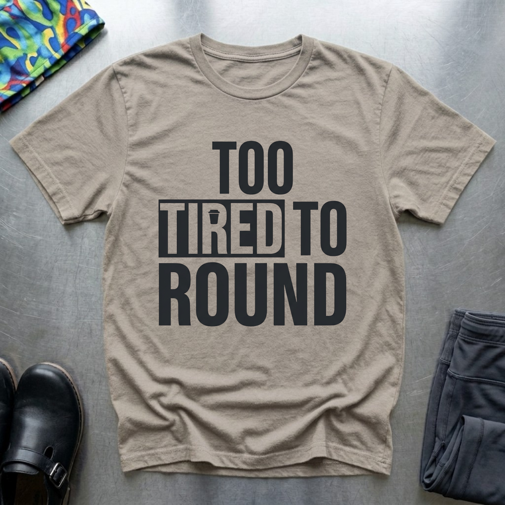 Too Tired To Round T-Shirt