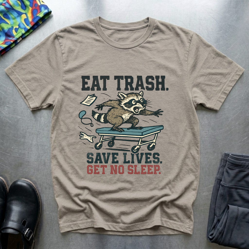 Eat trash, save lives, get no sleep T-Shirt
