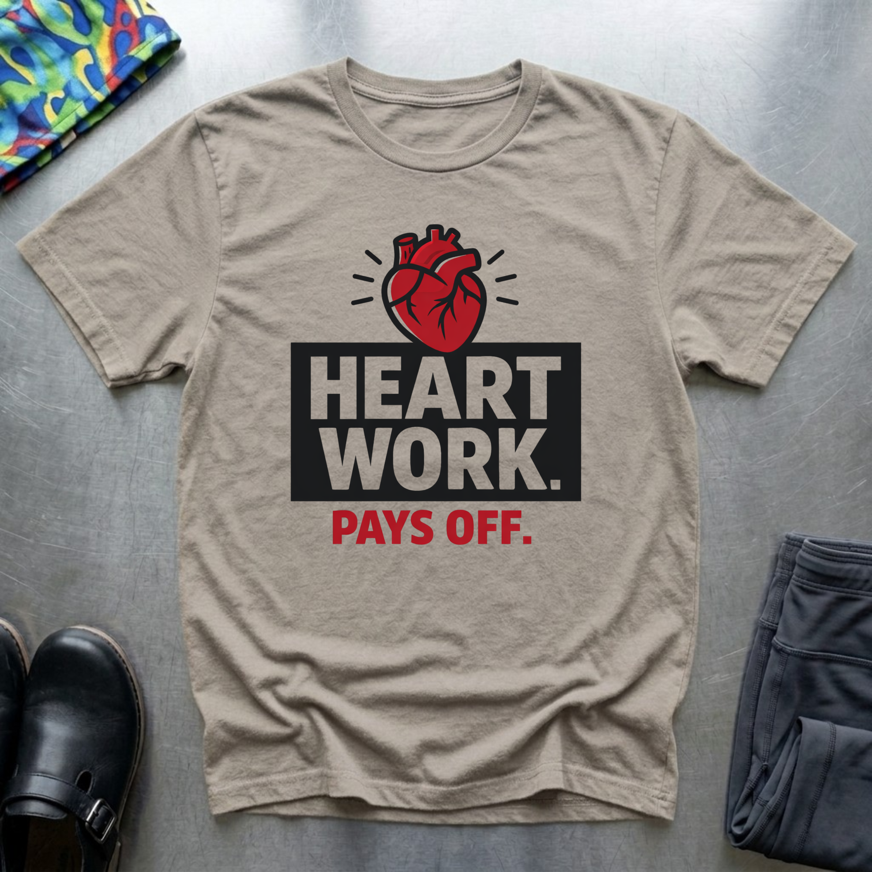 Heart work pays off T-Shirt