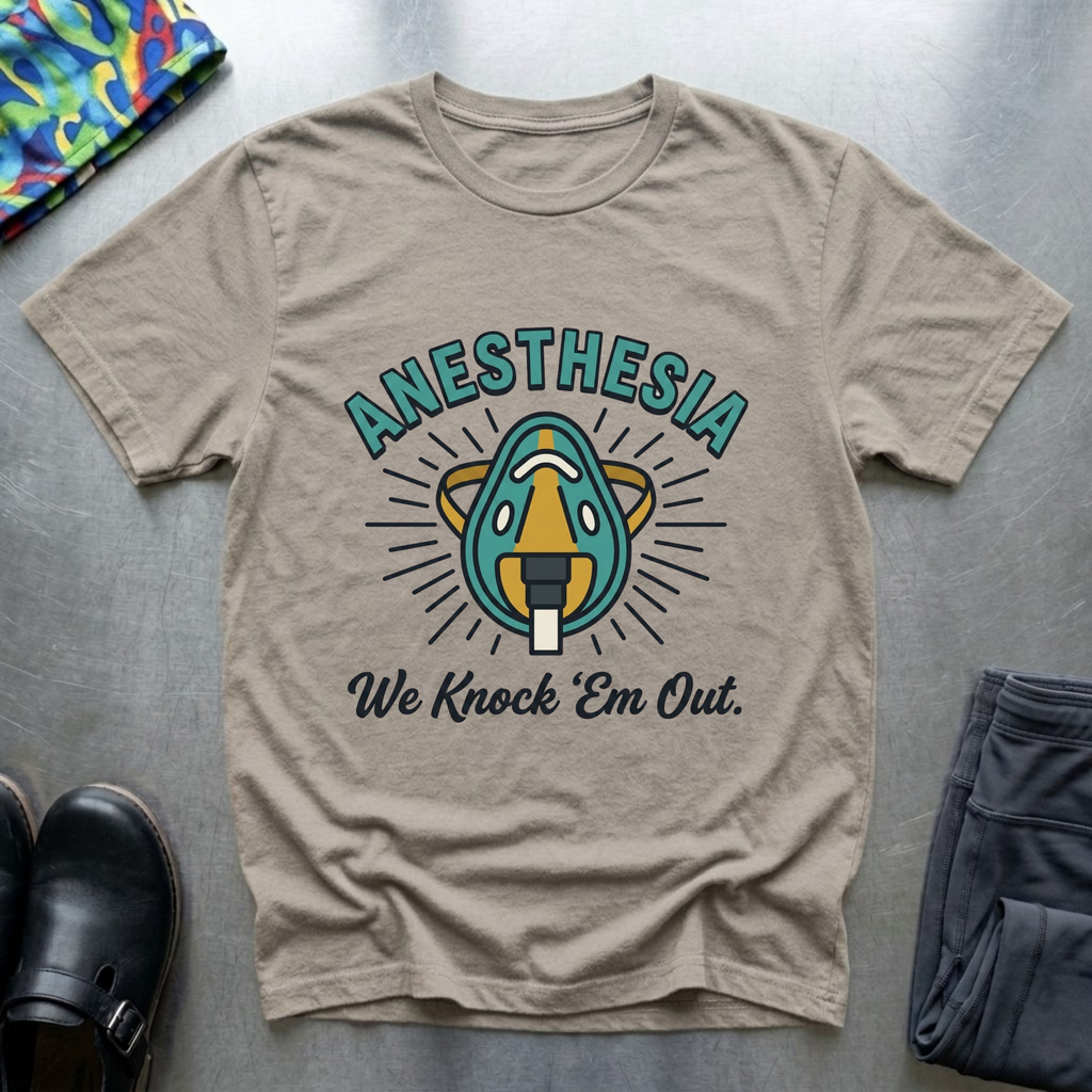 Anesthesia, We knock’em out T-Shirt