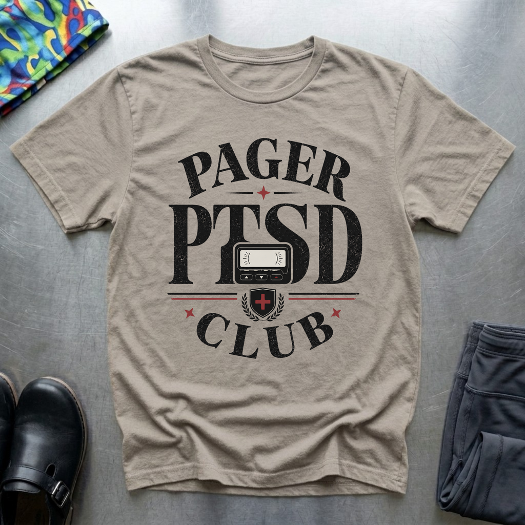 Pager PTSD Club 1 T-Shirt