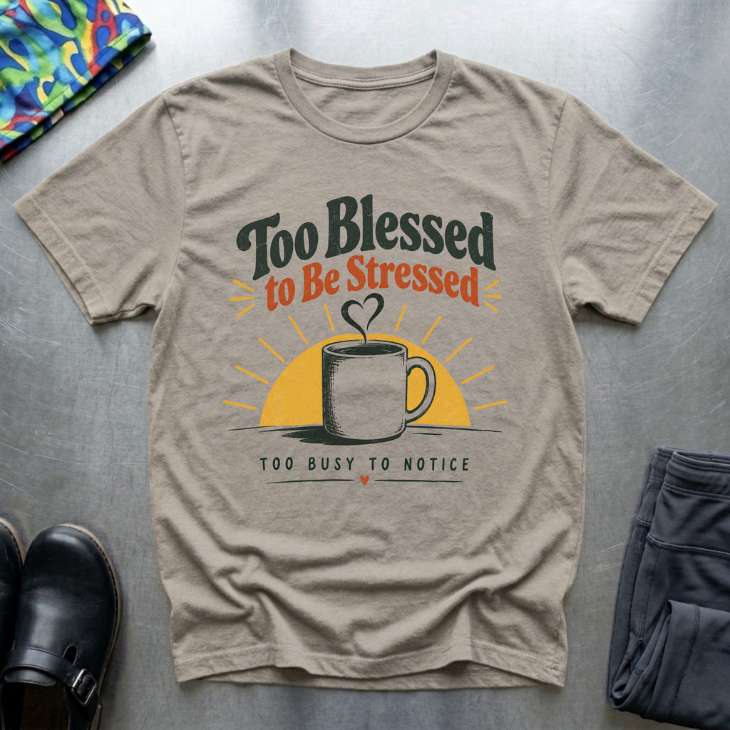 Too Blessed To Be Stressed T-Shirt