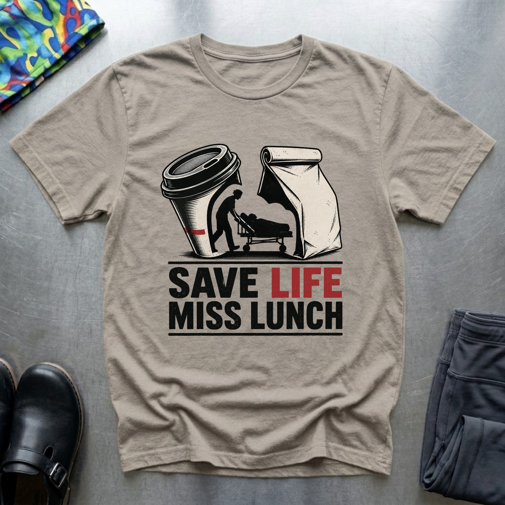 Save Life, Miss Lunch T-Shirt