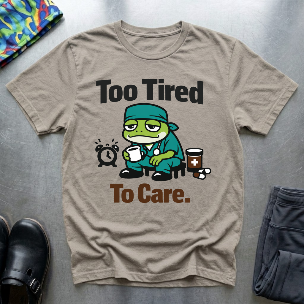 Too tired to care T-Shirt