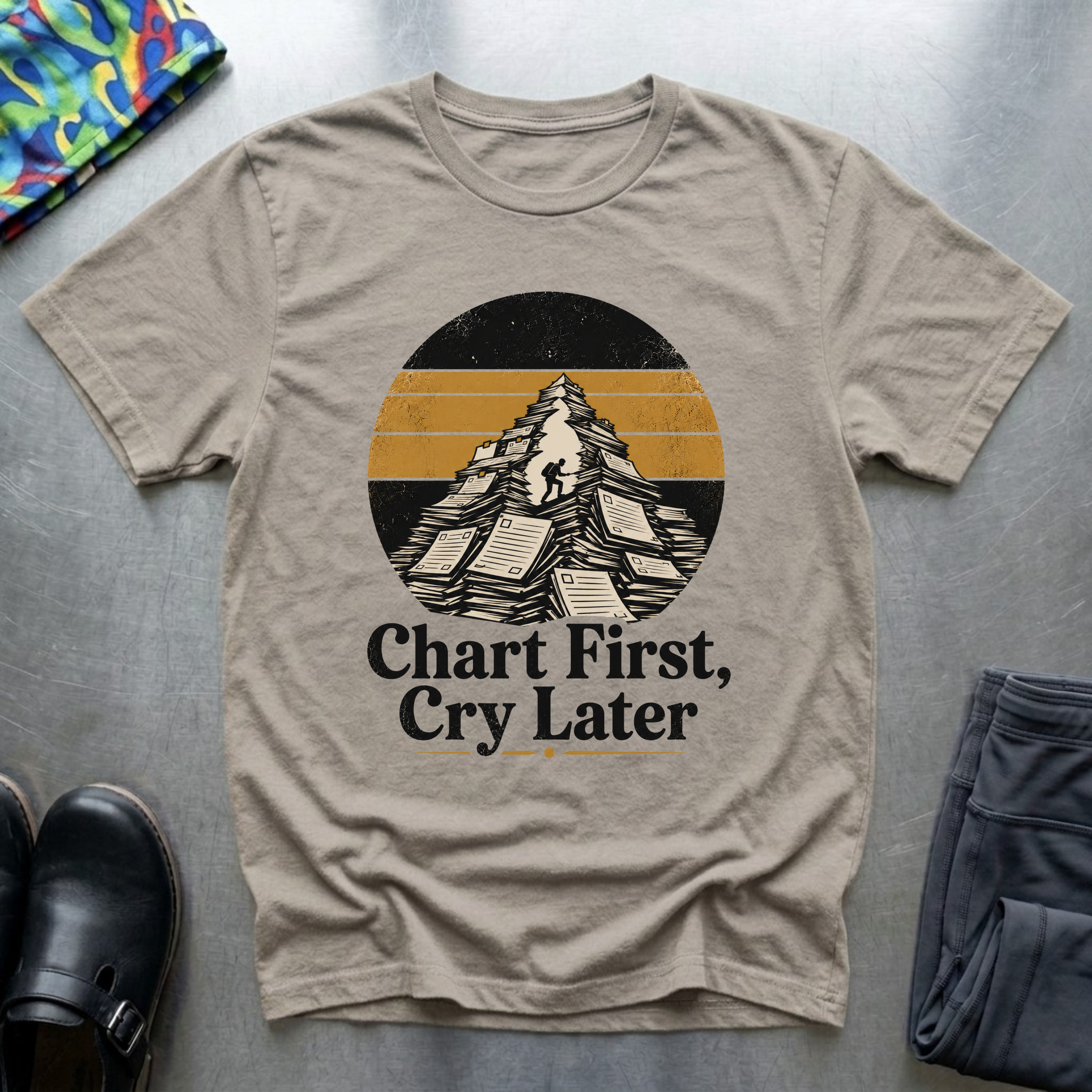 Chart First, Cry Later T-Shirt