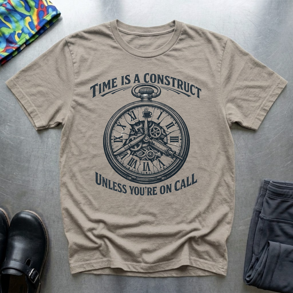 Time is a construct, unless you’re on call T-Shirt