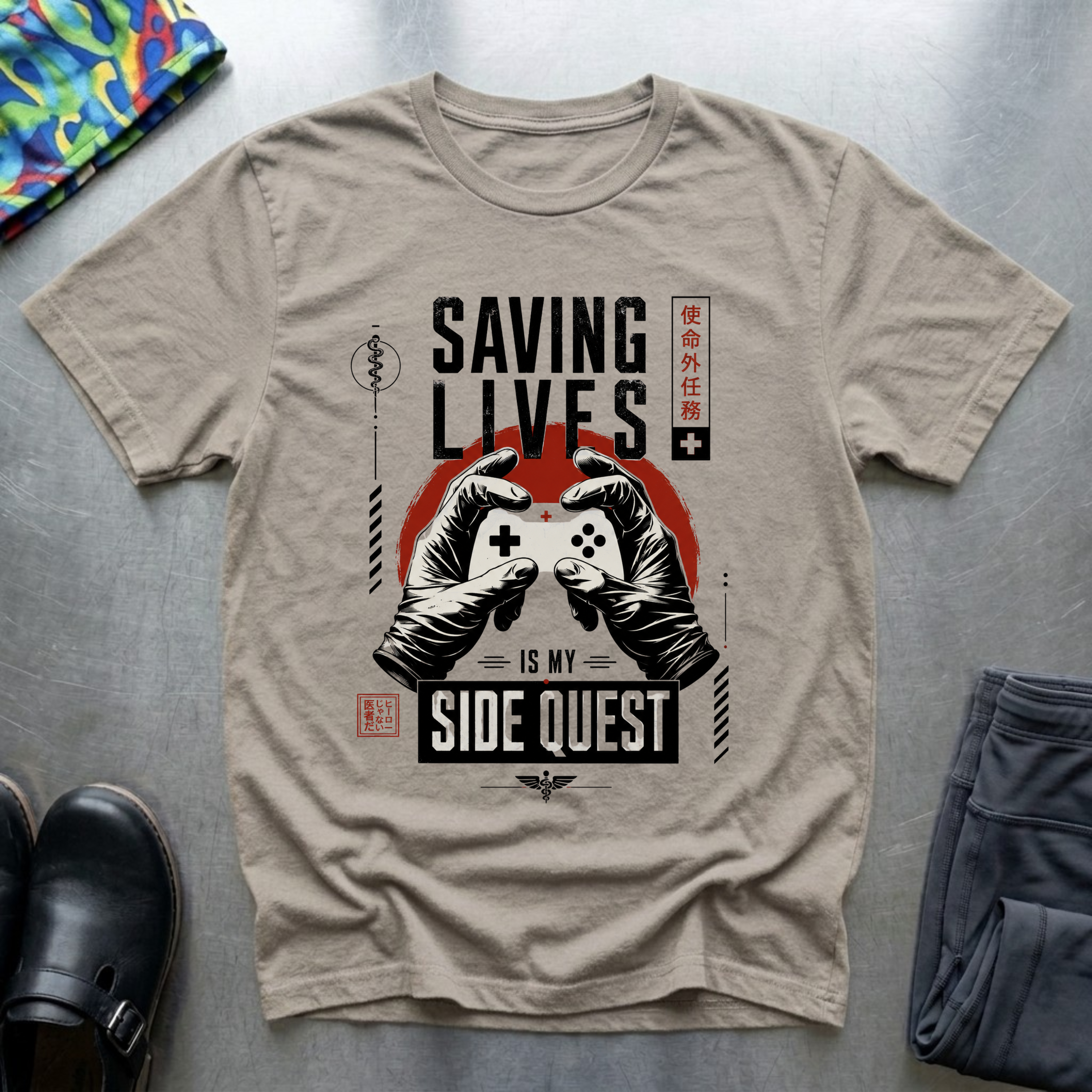 Saving Lives is My Side Quest T-Shirt