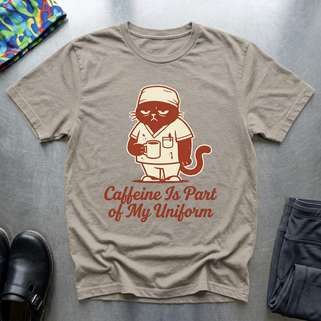 Caffeine Is Part Of My Uniform T-Shirt