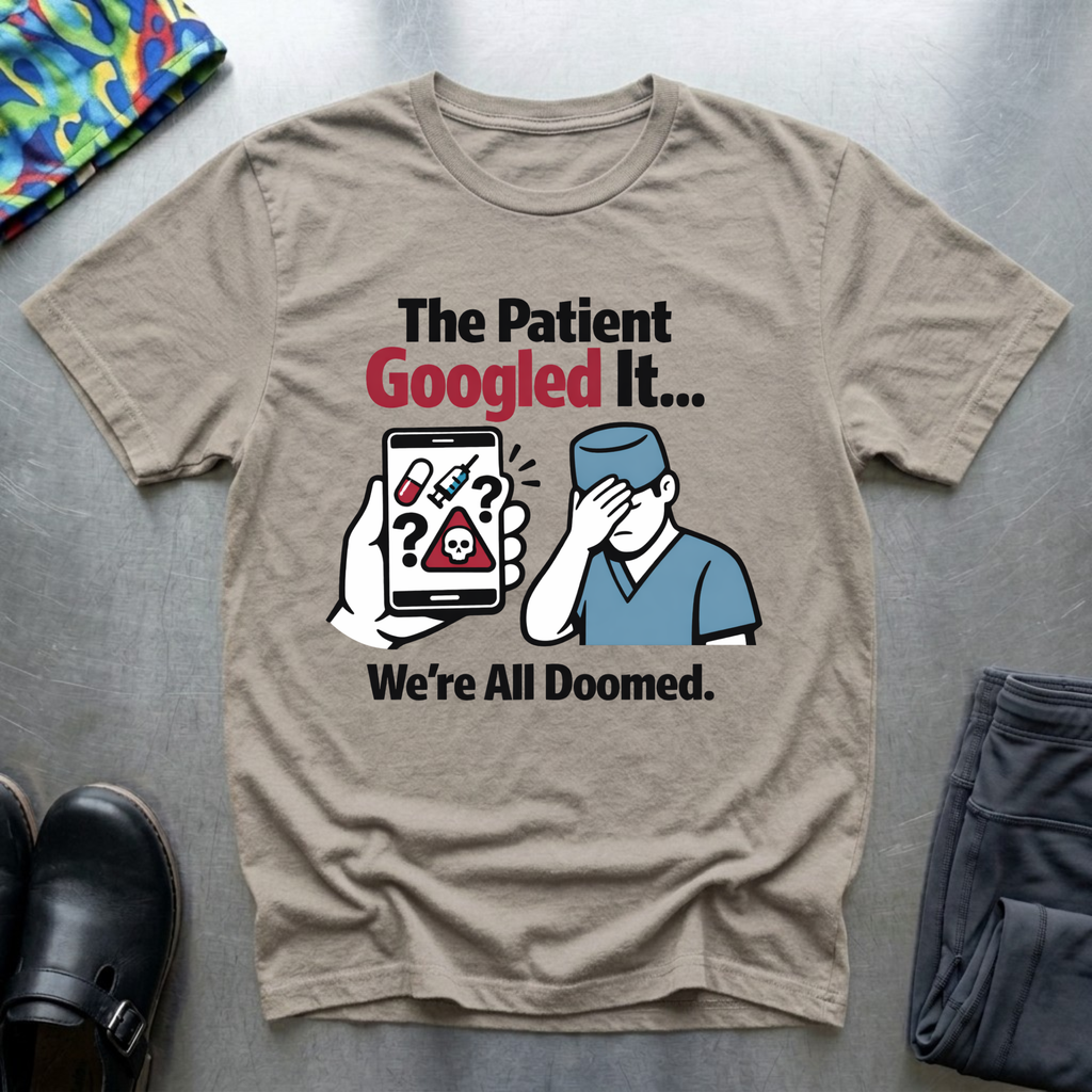 The patient googled it, we are all doomed T-Shirt