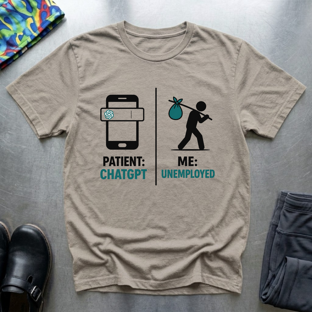 Patient: ChatGPT, Me: Unemployed T-Shirt