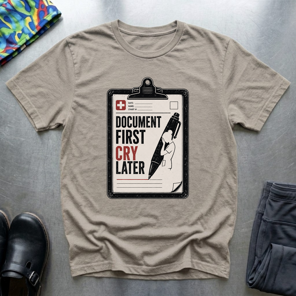 Document First, Cry Later I T-Shirt