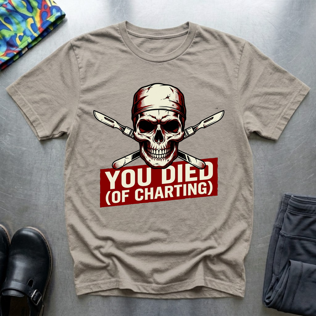 You Died Of Charting T-Shirt