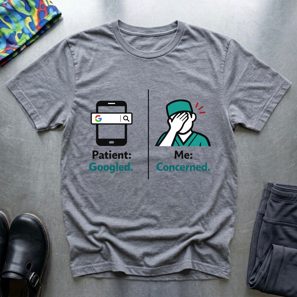 Patient googled, me concerned T-Shirt
