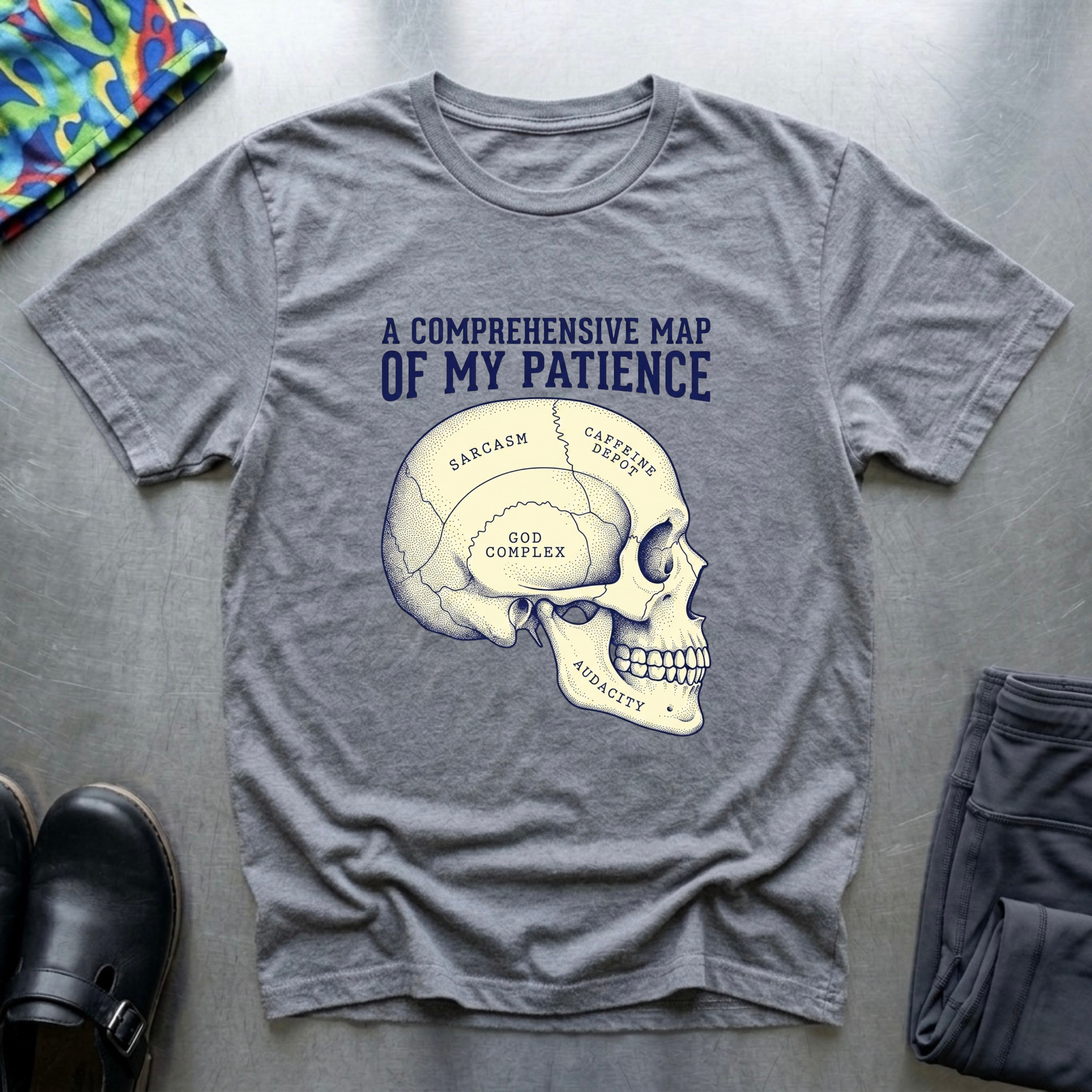 A comprehensive map of my patience T-Shirt