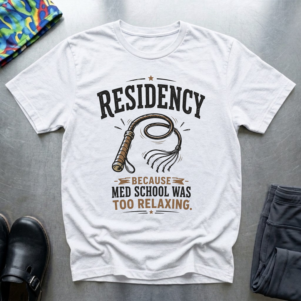 Residency, Because Med School Was Too Easy T-Shirt