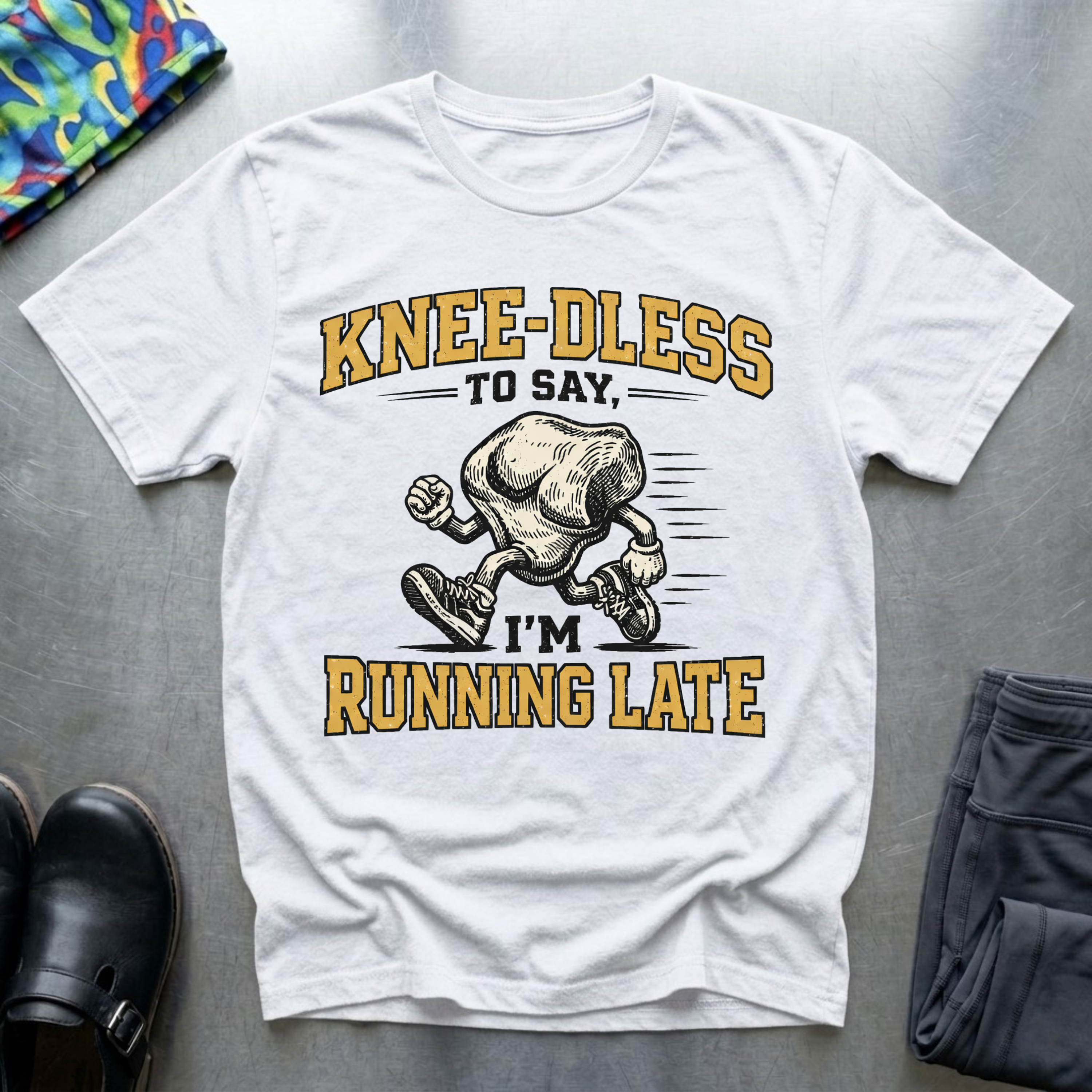 Knee-dless To Say, I’m Running Late T-Shirt