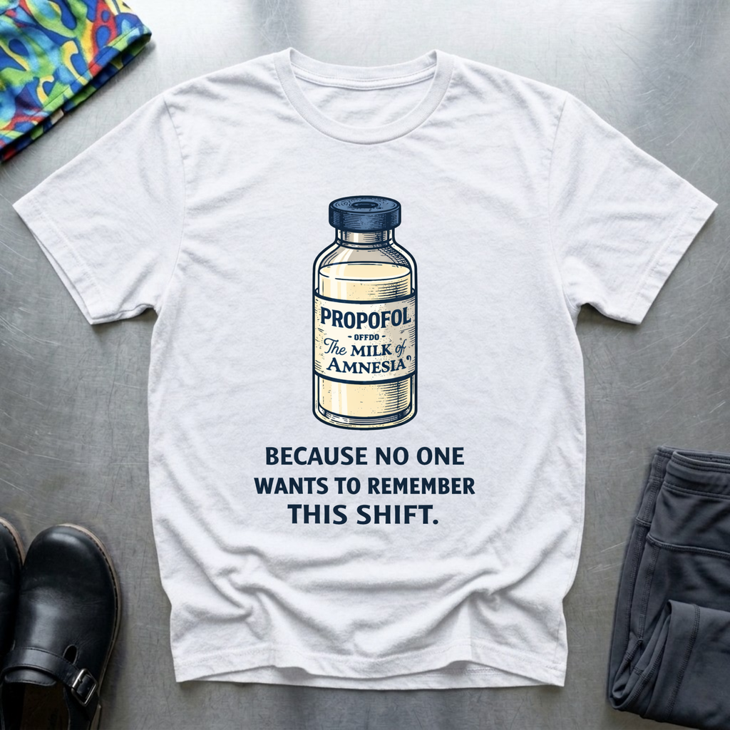 Propofol, because no one wants to remember this shift T-Shirt
