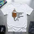 Running on caffeine and calculated spite T-Shirt