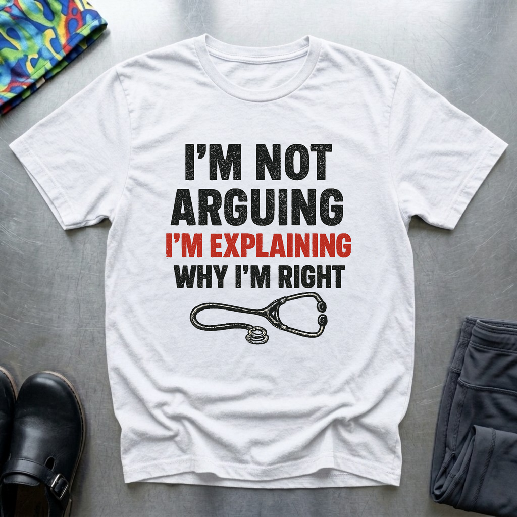 Im not arguing, I’m explaining why I’m right T-Shirt