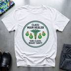 Class: main healer. Subclass: night shift T-Shirt