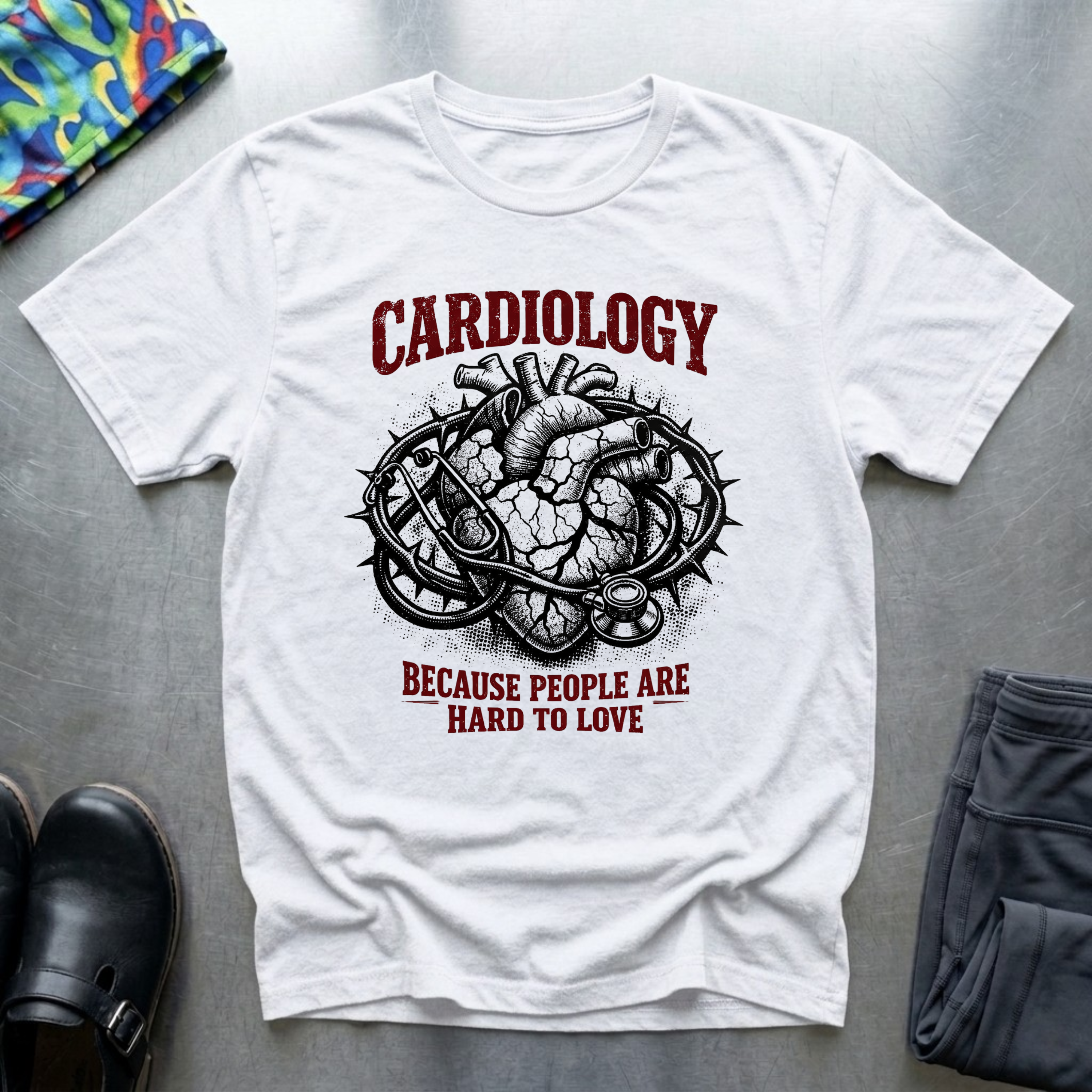 Cardiology, because people are hard to love T-Shirt