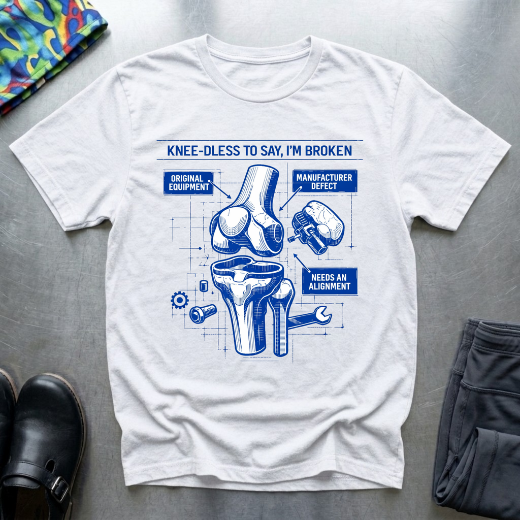 Knee-dless To Say, I’m Broken T-Shirt