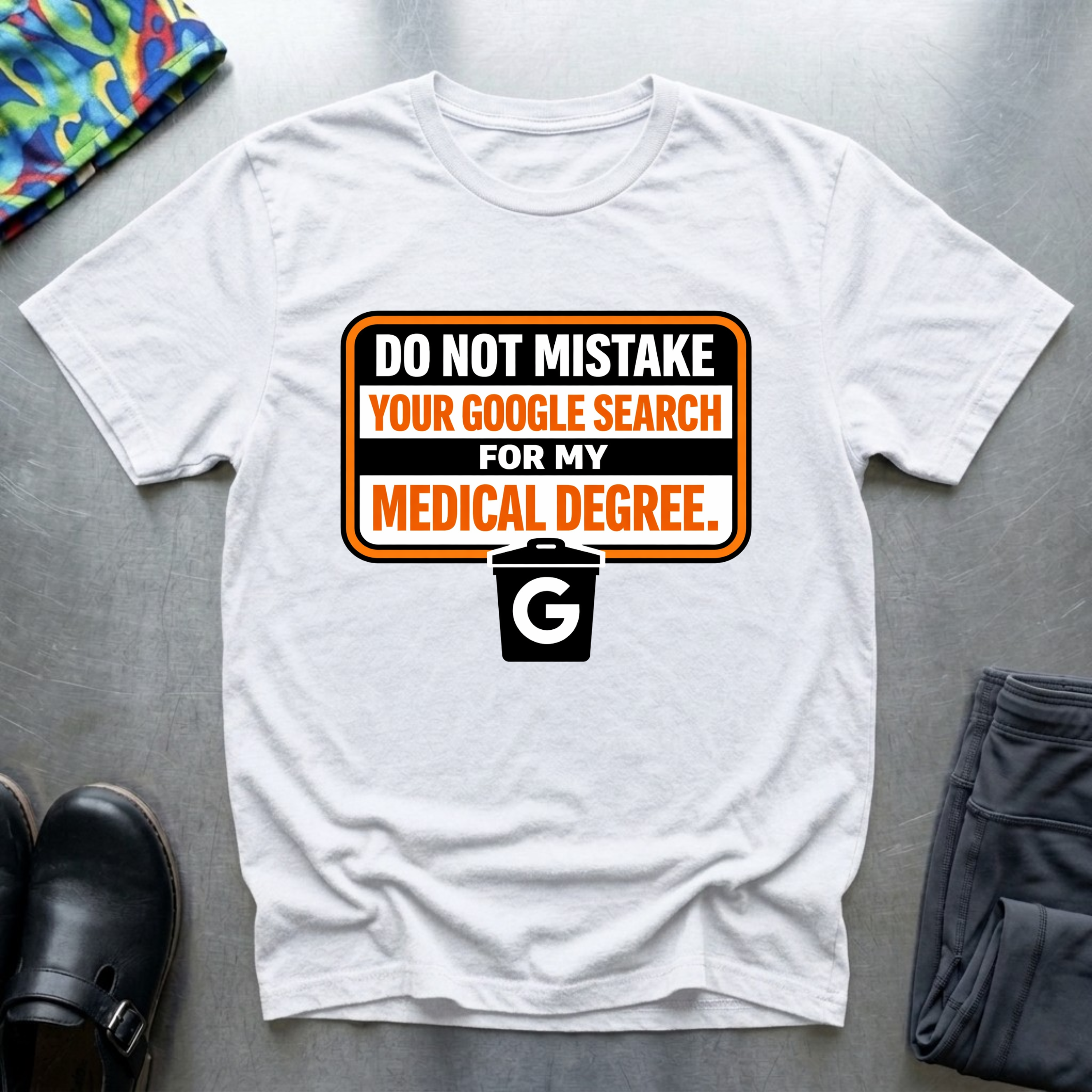 Do not mistake your google search with my medical degree T-Shirt