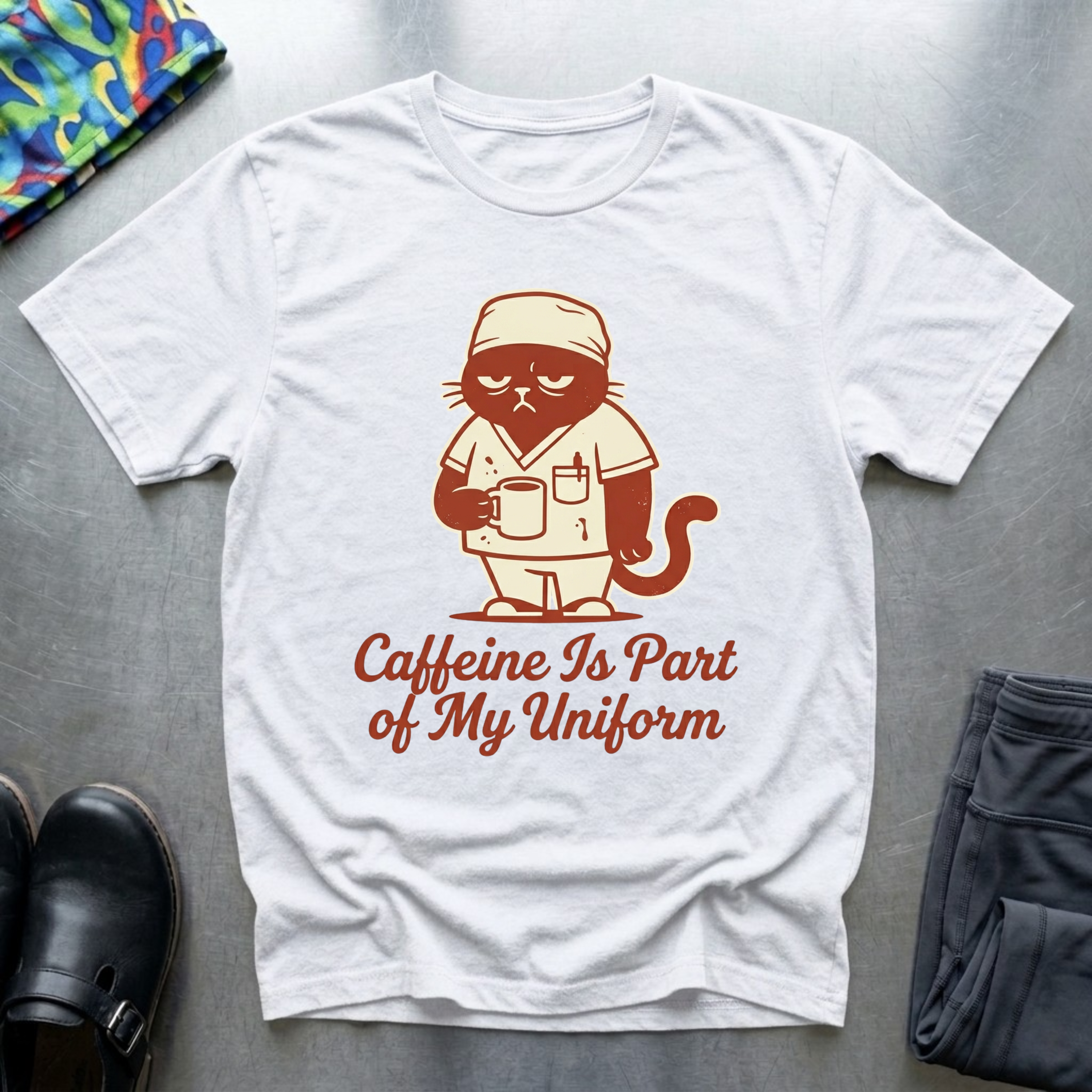 Caffeine Is Part Of My Uniform T-Shirt