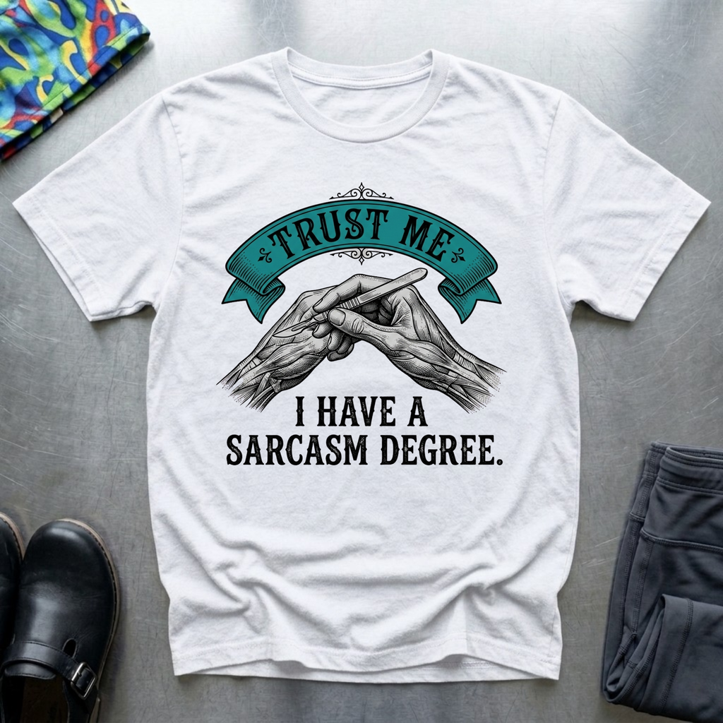 Trust me I have a sarcasm degree T-Shirt
