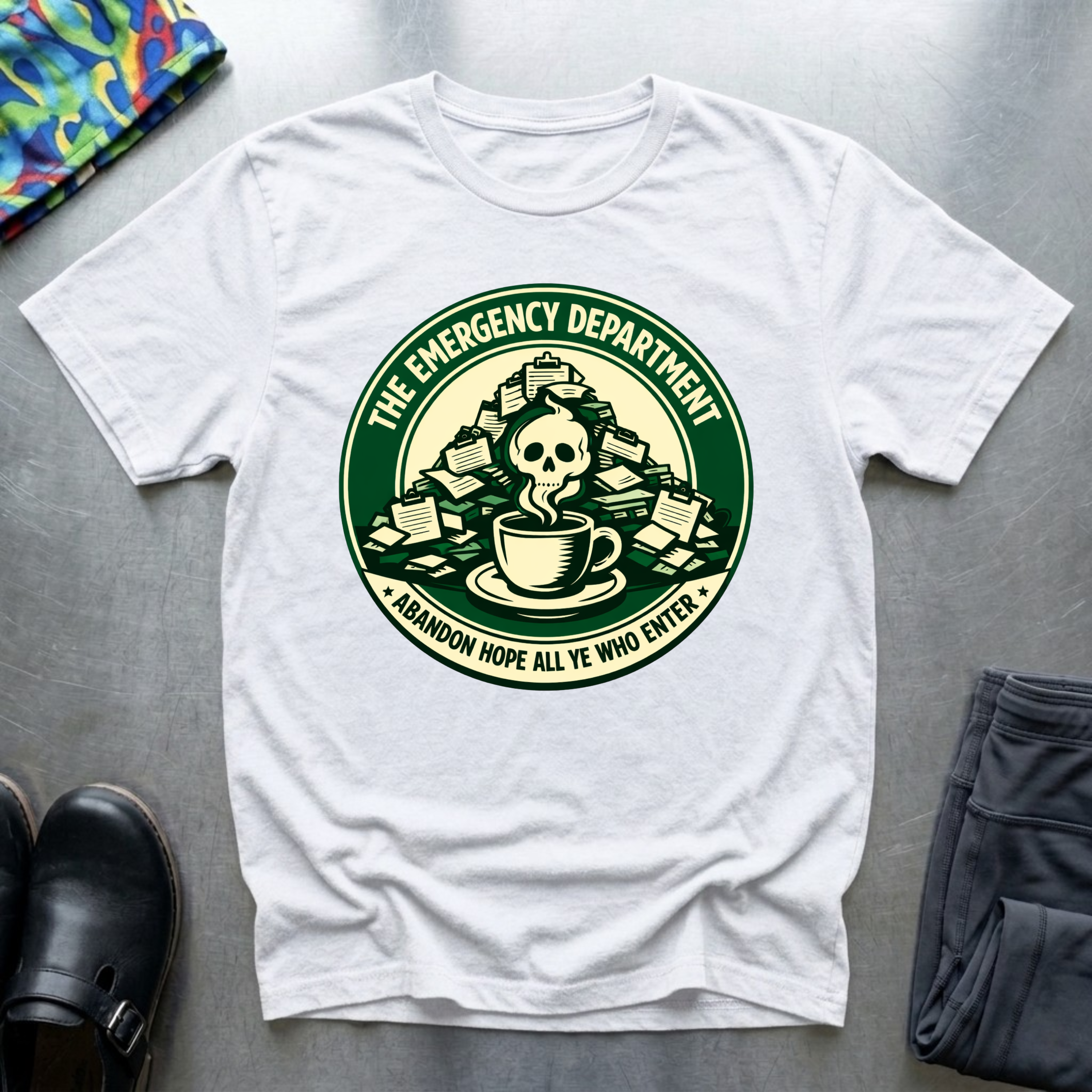 The emergency department, abandon hope all ye who enter T-Shirt