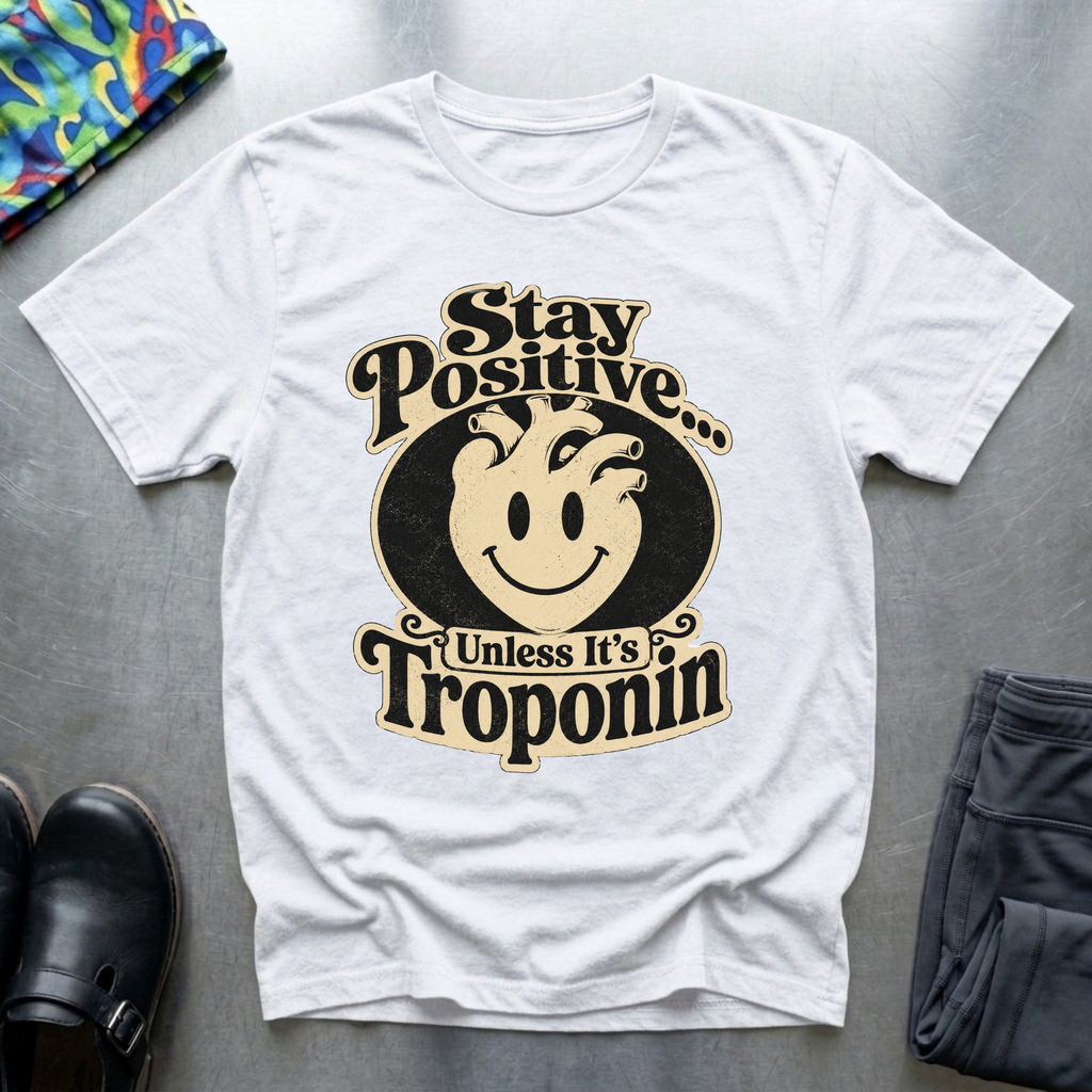 Stay Positive, Unless It’s Troponin T-Shirt