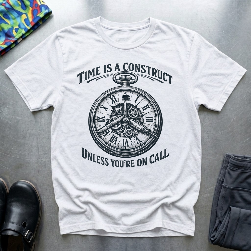 Time is a construct, unless you’re on call T-Shirt