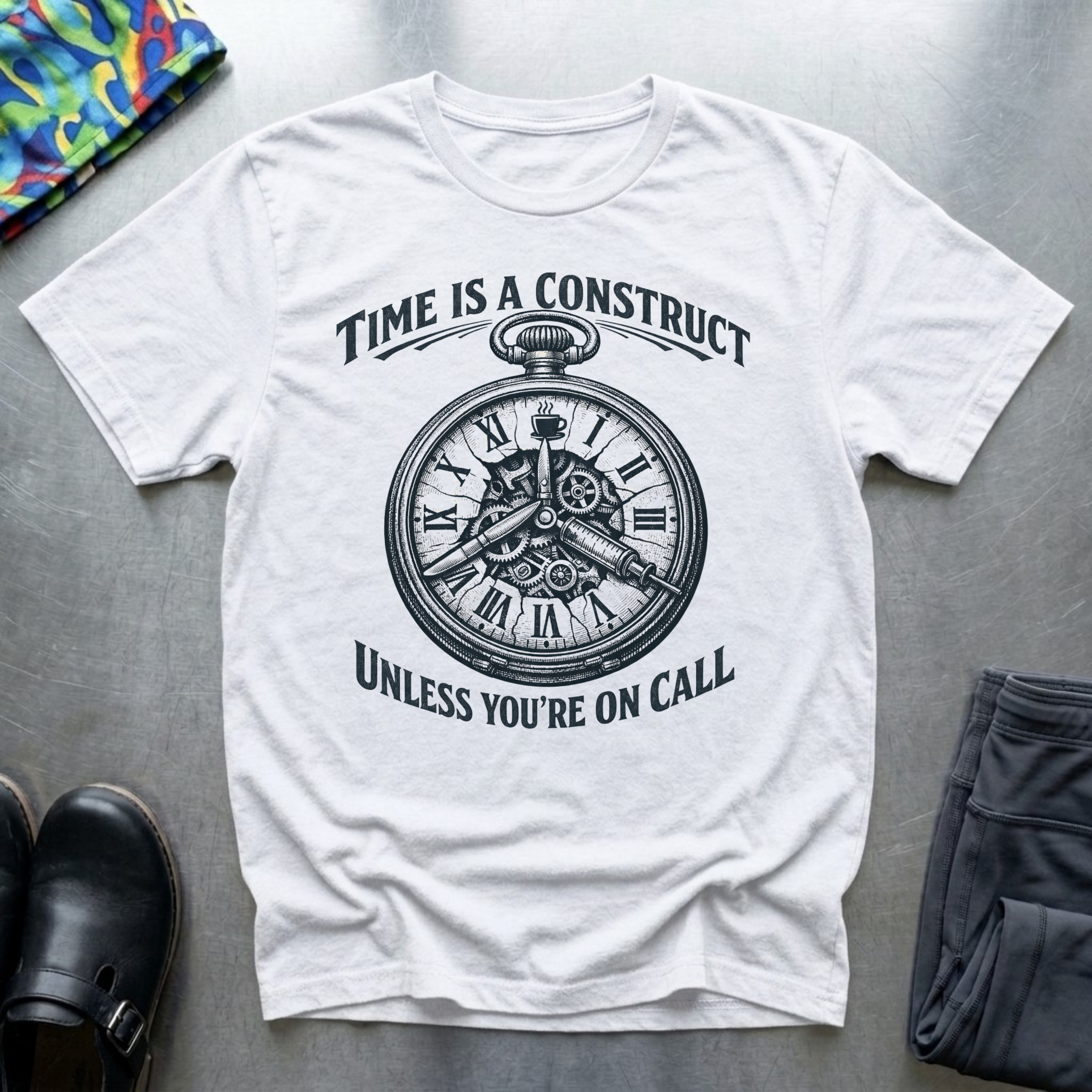 Time is a construct, unless you’re on call T-Shirt