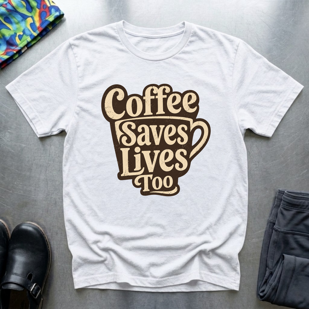 Coffee Saves Lives Too T-Shirt