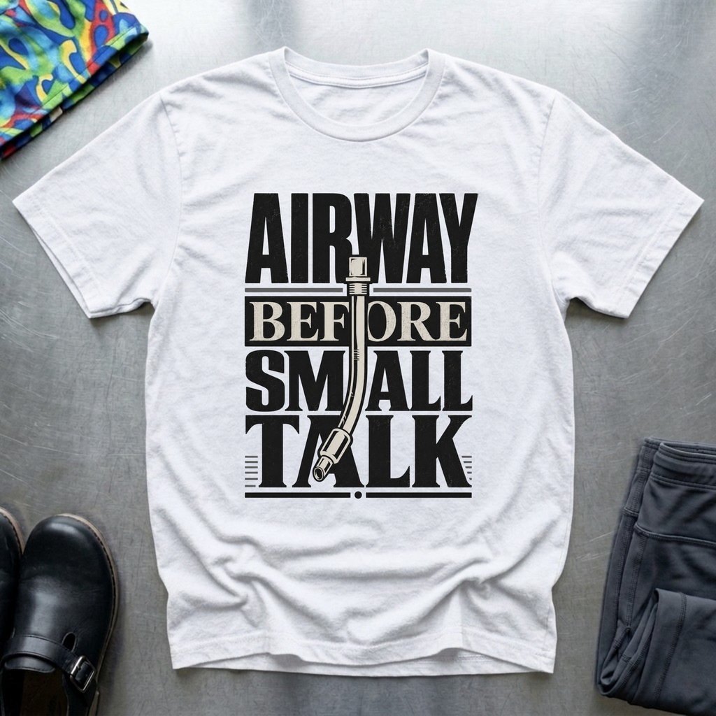Airway Before Small Talk T-Shirt