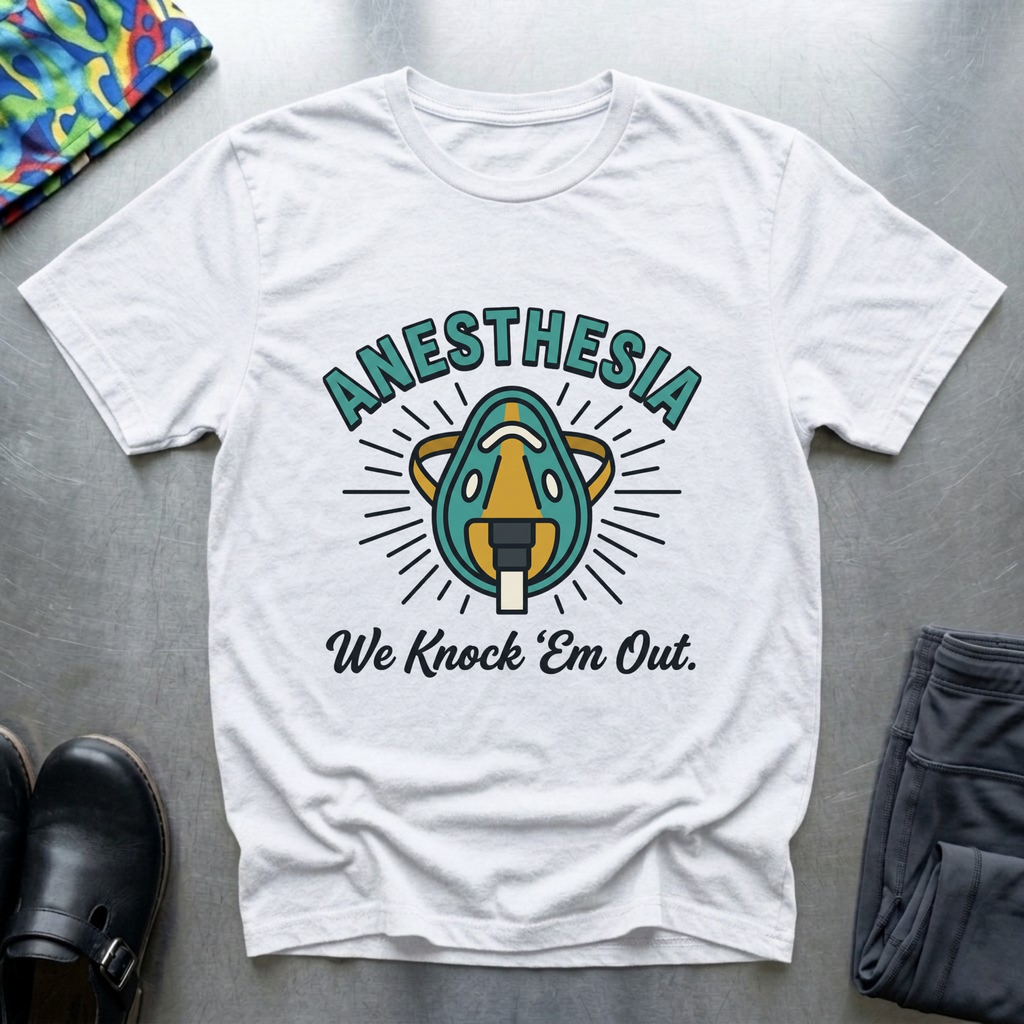 Anesthesia, We knock’em out T-Shirt